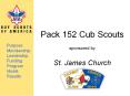Pack 152 Cub Scouts PowerPoint PPT Presentation