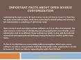Important facts about open source customization PowerPoint PPT Presentation