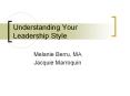 Understanding Your Leadership Style PowerPoint PPT Presentation