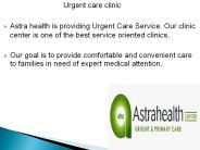 Urgent care clinic