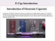 H2ecig - Know about the Electronics Cigarette