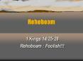 Rehoboam PowerPoint PPT Presentation