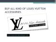 Discounted Louis Vuitton Accessories