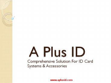 Fargo ID Card Printer Systems & Accessories