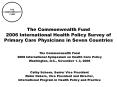 The Commonwealth Fund 2006 International Health Policy Survey of Primary Care Physicians in Seven Countries PowerPoint PPT Presentation