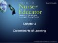 Chapter 4  Determinants of Learning PowerPoint PPT Presentation