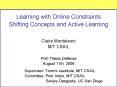 Learning with Online Constraints: PowerPoint PPT Presentation