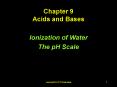 Chapter 9 Acids and Bases PowerPoint PPT Presentation