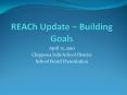 REACh Update  PowerPoint PPT Presentation