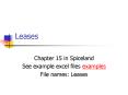 Leases PowerPoint PPT Presentation