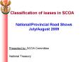 Classification of leases in SCOA PowerPoint PPT Presentation