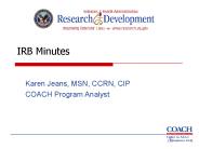 IRB Minutes