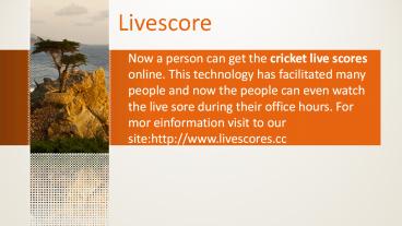 Livescore