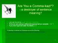 UWF WRITING LAB RULES OF THUMB FOR COMMA USAGE PowerPoint PPT Presentation