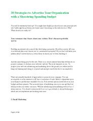 30 Strategies To Advertise Business