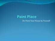 Paint Place - Do Paint Your House by Yourself