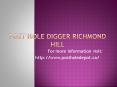 Post hole digger Richmond hill PowerPoint PPT Presentation