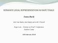SEPARATE LEGAL REPRESENTATION IN RAPE TRIALS PowerPoint PPT Presentation