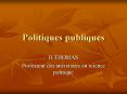 Politiques publiques PowerPoint PPT Presentation