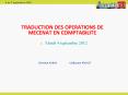 TRADUCTION DES OPERATIONS DE MECENAT EN COMPTABILITE PowerPoint PPT Presentation