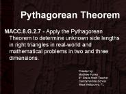 Pythagorean Theorem