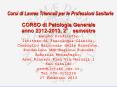 Corsi di Laurea Triennali per le Professioni Sanitarie CORSO di Patologia Generale anno 2012-2013, 2 PowerPoint PPT Presentation
