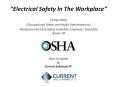 Electrical Safety In The Workplace PowerPoint PPT Presentation