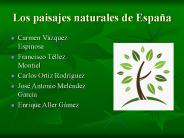 Los paisajes naturales de Espa