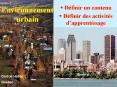 Environnement urbain PowerPoint PPT Presentation