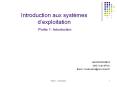 Introduction aux syst PowerPoint PPT Presentation