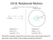 CH-8: Rotational Motion