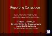 Reporting Corruption