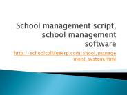 School management Script, school management software, school management system