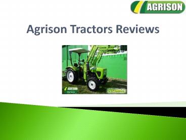 Agrison Tractors Reviews (1)