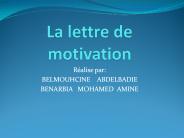 La lettre de motivation