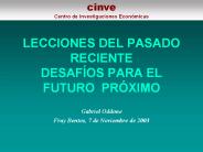 LECCIONES DEL PASADO RECIENTE DESAF