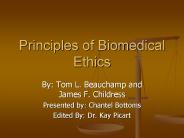 Principles of Biomedical Ethics PowerPoint PPT Presentation