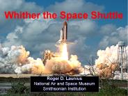 Whither the Space Shuttle