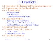 6. Deadlocks
