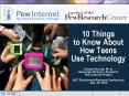 10 Things to Know About How Teens Use Technology  Kristen Purcell, Ph.D. Associate Director, Research Pew Internet Project ACT Enrollment Planners Conference July 10, 2013 PowerPoint PPT Presentation