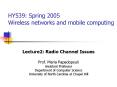 HY539: Spring 2005 Wireless networks and mobile computing PowerPoint PPT Presentation