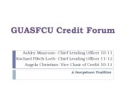 GUASFCU Credit Forum