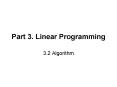 Part 3. Linear Programming PowerPoint PPT Presentation