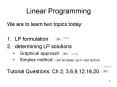 Linear Programming PowerPoint PPT Presentation