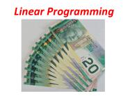 Linear Programming