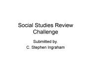 Social Studies Review Challenge