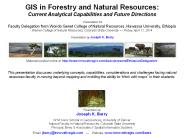 Presentation by Joseph K. Berry