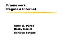 Framework Regulasi Internet PowerPoint PPT Presentation