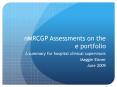 nMRCGP Assessments on the e portfolio PowerPoint PPT Presentation