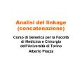 Analisi del linkage (concatenazione) PowerPoint PPT Presentation